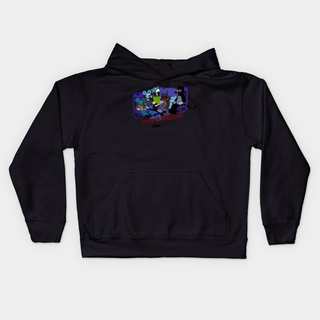 The Itchy and Scratchy Kids Hoodie by thebeatgoStupid